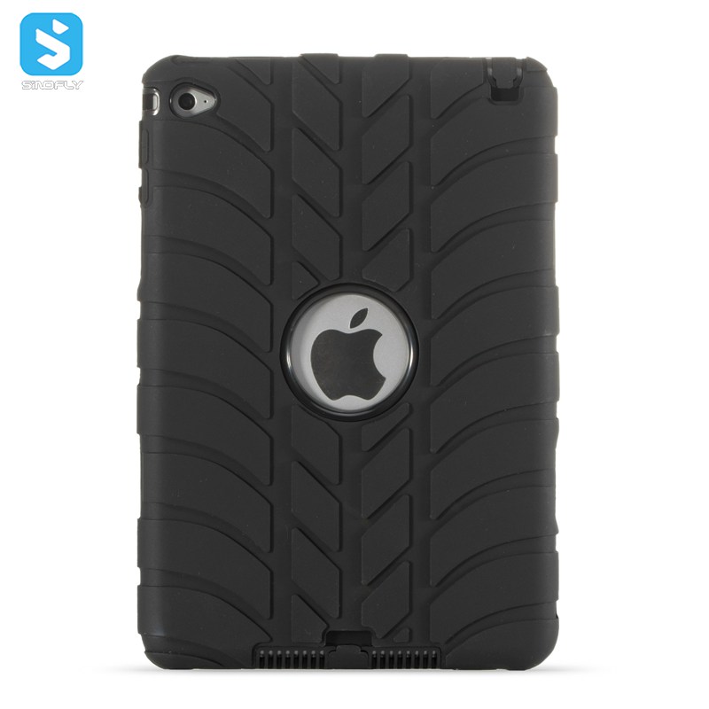 3 in 1 PC silicone case for iPad Mini 4
